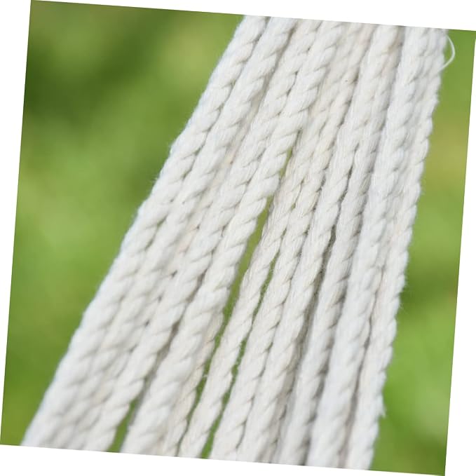 Outdoor Hammock Swing Chair Canvas Hammock Strong Rope for Camping Patio