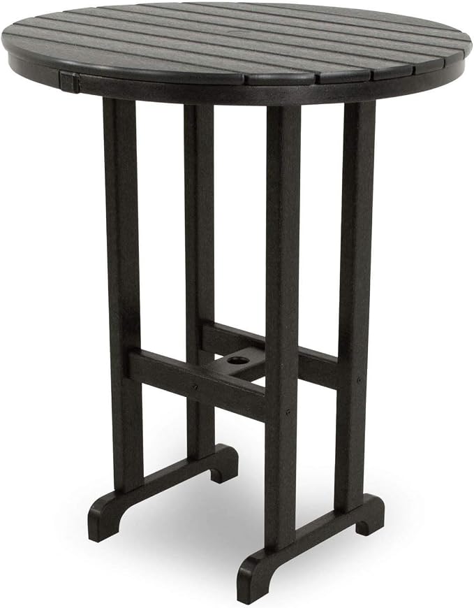 Ivy Terrace Classics Round 36" Bar Table Black