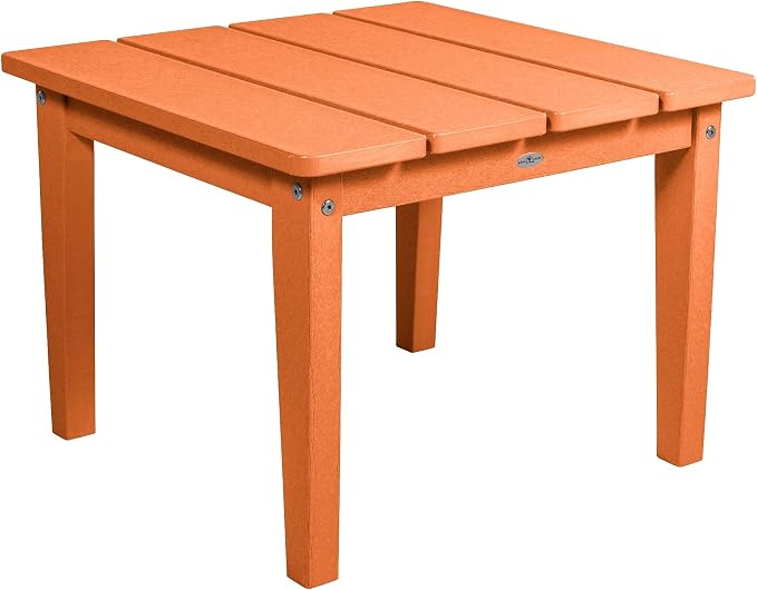 Adirondack Large Side Table, Citrus Orange