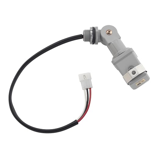 Kichler Plug-In Photocell, Lighting Sensor Compatible with Kichler Transformers, (4.25" H x 2" W x 2" L), 15565BK