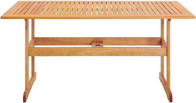 Modway EEI-3675-NAT Hatteras Dining Table, Natural