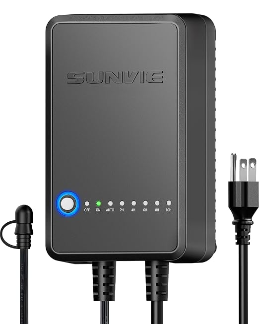 SUNVIE 60W Low Voltage Landscape Transformer with Timer and Photocell Sensor, 120V AC to 12V DC Landscape Lighting Transformer Weatherproof Low Voltage Transformer for Landscape Lights Pathway Lights | 120V AC to 12V DC Landscape Lighting Transformer W...