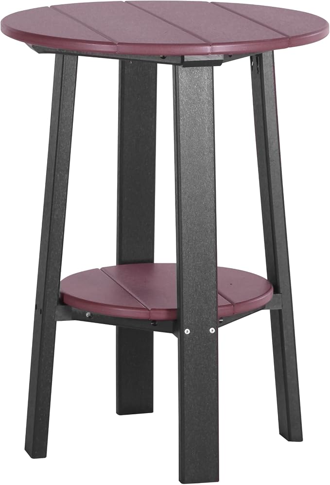LuxCraft Deluxe End Table 28" Cherrywood/Black
