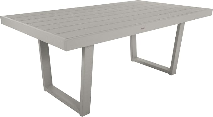 Haven Modern Outdoor Dining Table, Cove Gray