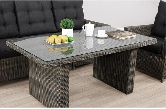 Asti All-Weather Wicker Outdoor 26" H Cocktail Table