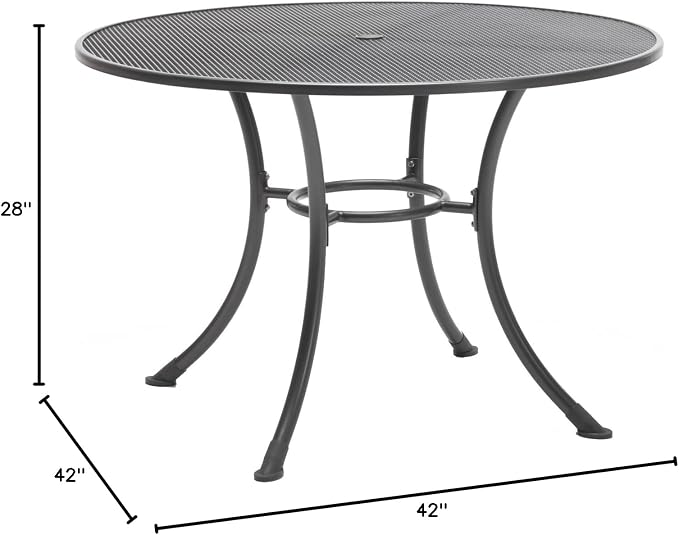 KETTLER 42" Round Mesh Top Table