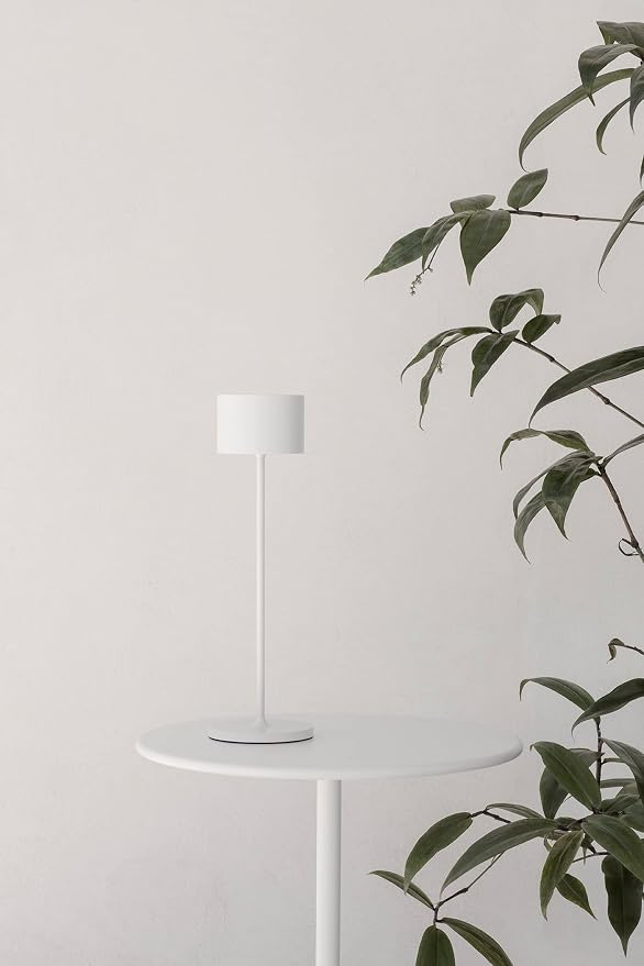 Blomus Stay Outdoor Side Table, 45x40cm / 17.7x15.8in, White