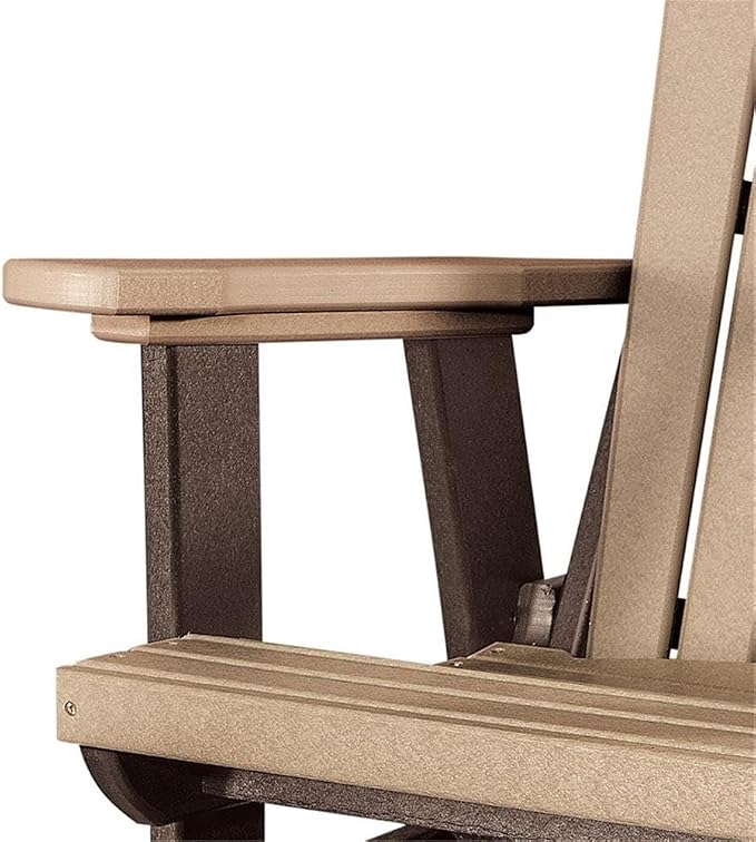 OS Home and Office 516CTB-K Double Balcony Height Glider with Center Table