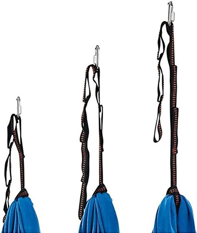 Physical Sensory Swing Chair for Bedroom，Breathable Snuggle Hammock Set Indoor Outdoor Kids Toys Play for Autism ADHD Vestibular System Exercise (Color : Blue, Size : 100x280cm/39x110in)