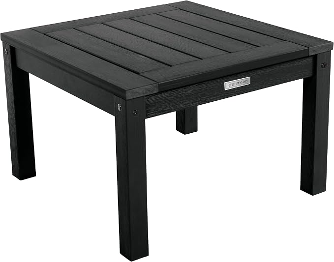 highwood AD-DSST1-BKE Adirondack Side Table, Black