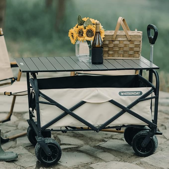 Whitsunday Outdoor Folding Table for Moko Series 36.2 * 19.6 inch (Sand Desert)