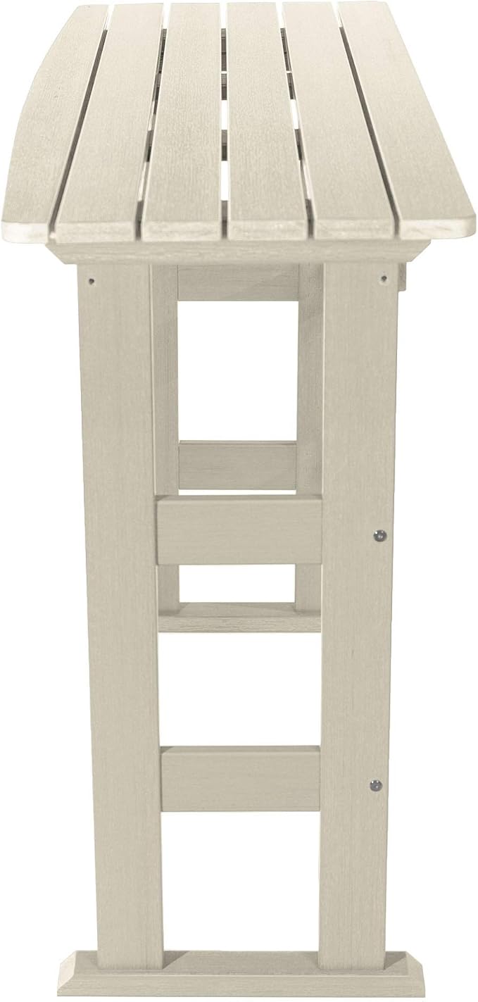 highwood AD-TBL-KS3-WAE Lehigh Bar Height Balcony Table, Whitewash