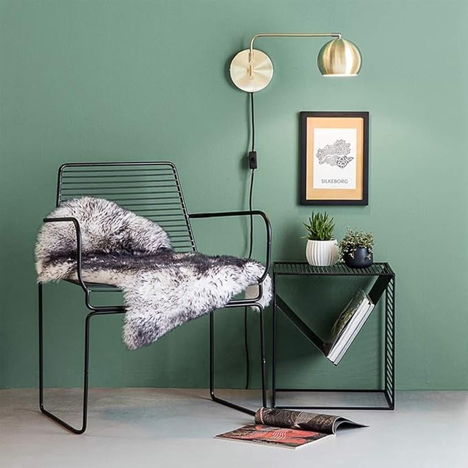 VIDI Iron Square Table，Square Wrought Coffee Table Outdoor End Nesting Side Tables Plant Stand