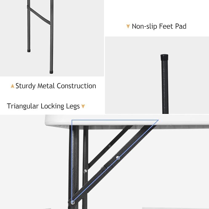 ReunionG Folding Fish Cleaning Table with Sink, Portable Camping Fillet Table with Foldable Faucet, Spray Nozzle & Drainage Hose, Heavy Duty Outdoor Fish Cleaning Station for Garden, Picnic, Patio