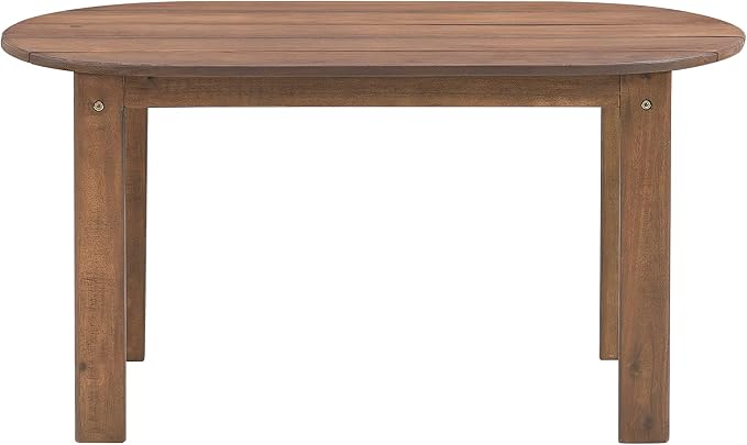 Linon Coffee Table, 18.11D x 35.24W x 18.11H in, Acorn