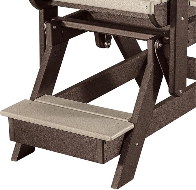 OS Home and Office 516WWTB-K Double Balcony Height Glider with Center Table