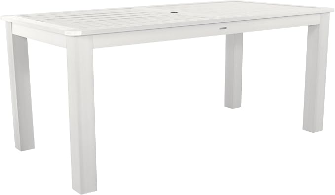 Highwood AD-CTB48-WHE Lehigh and Weatherly Rectangular Counter Height Dining Table, 42" X 84", White