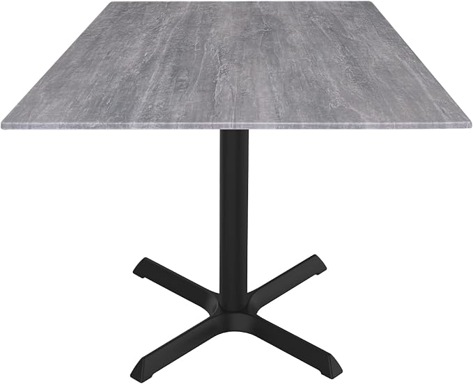 HBS 30" Tall OD211 Indoor/Outdoor All-Season Table with 32" x 32" Square Greystone Top