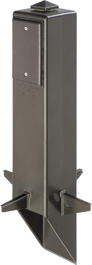 Arlington Industries GP19B-1 Gard-N-Post Outdoor Landscape Lighting Garden Post, 19-Inch, Black
