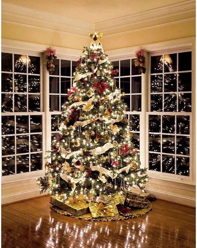 Novelty Lights 50 Feet 100 Bulbs Clear Incandescent Mini Christmas Lights