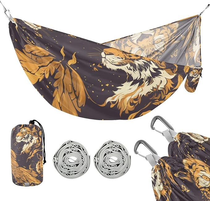Glided Beasts Camping Hammock Fabric for Outside Patio Garden