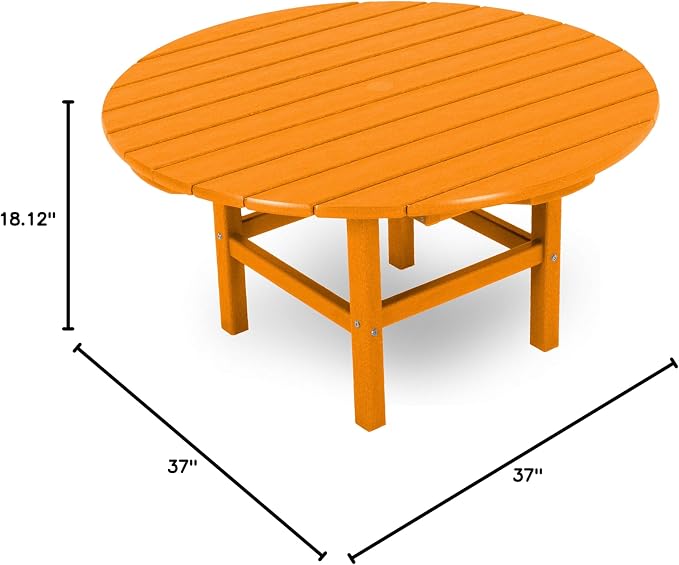 Ivy Terrace™ Round 37" Conversation Table in Tangerine