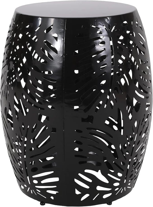 Christopher Knight Home Satterlee Outdoor Side Tables - Black