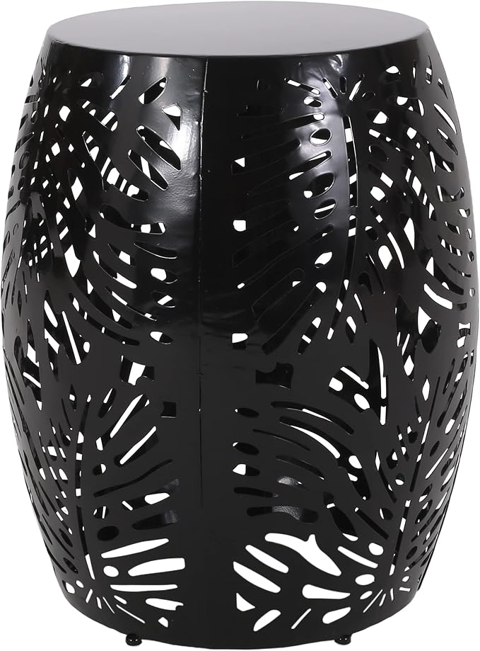 Patio Dining Table, Round, Black
