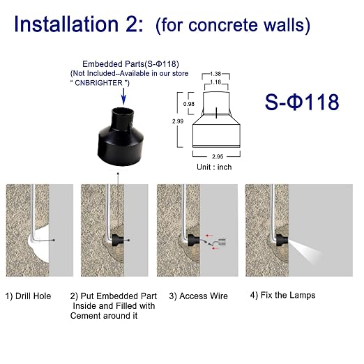 LED Step Lights Outdoor Indoor,1W 12V-24V DC, Waterproof IP67,Aluminum,3000K Warm White,Stair Lighting,Stairway Foot Lamps (A2-Vertical)