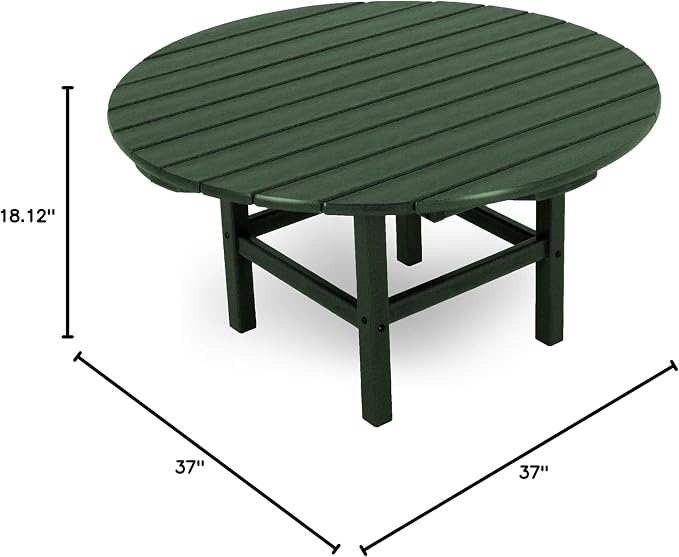 Ivy Terrace™ Round 37" Conversation Table in Green