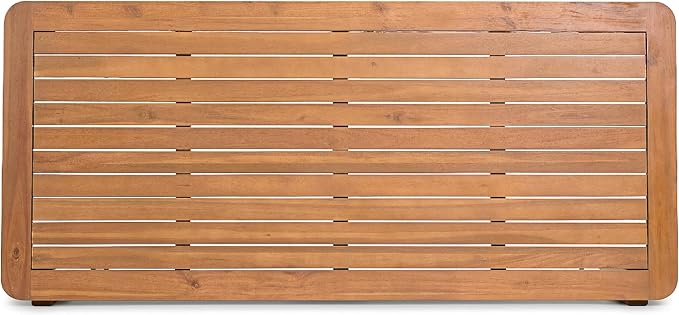 Christopher Knight Home Teany Patio Acacia Wood Dining Table, Indoor and Outdoor Dining Room Table for 6-8 Persons, Rectangular Dining Table for Backyard/Garden, Teak