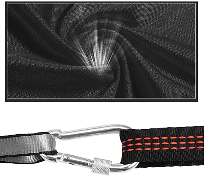 360° Rotating Elastic Aerial Yoga Hammock Outdoor Indoor Swings Aerial Yoga Sensory Therapy Cuddle Swing Soft Elastic Parcel Steady Seat Swing (Color : Orange, Size : 100x280cm)