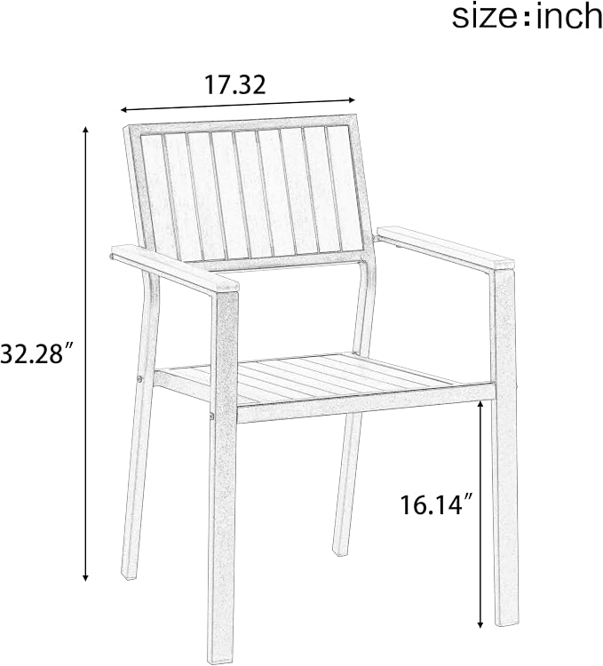 RUNNA Experience Outdoor Dining Freedom with a Flexible Set Including Six Chairs and a Table That Extends from 62.9 to 82.6 Inches for Personalized Arrangements (Black+Natural@43)