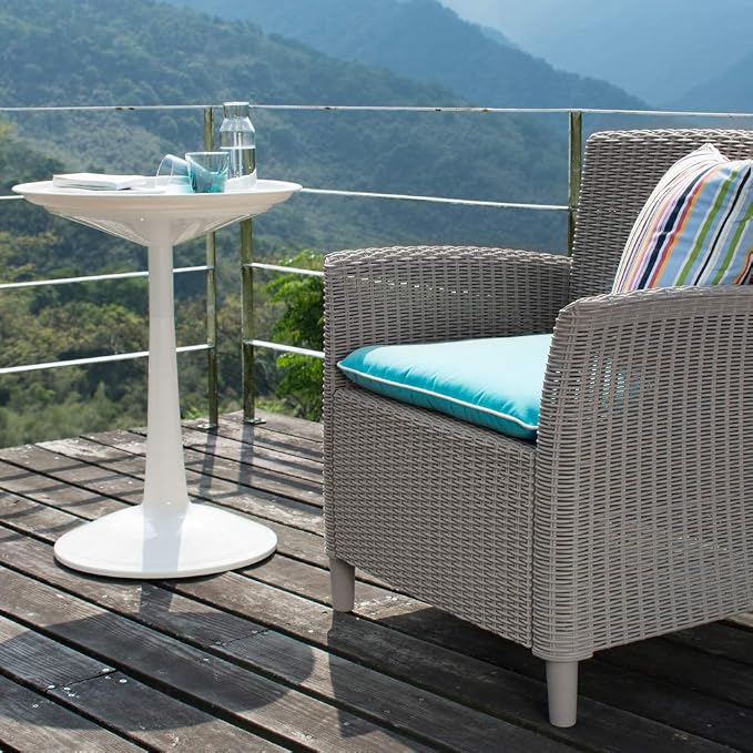 Lagoon Sprout Green Round Side Table
