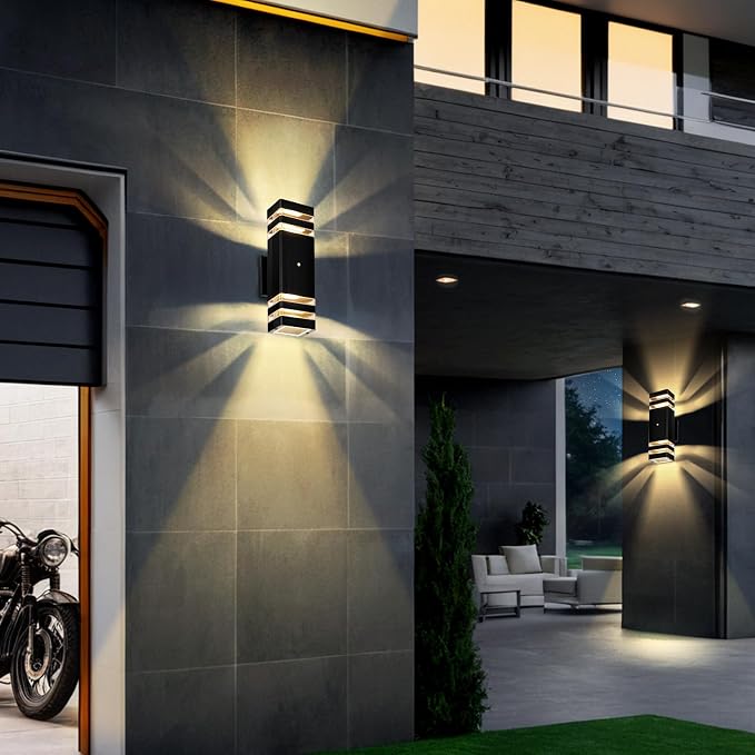 Exterior Lighting Fixtures Dusk to Dawn, Outdoor Wall Lights, Up and Down Porch Lights, Outdoor Lights for House Porch Patio