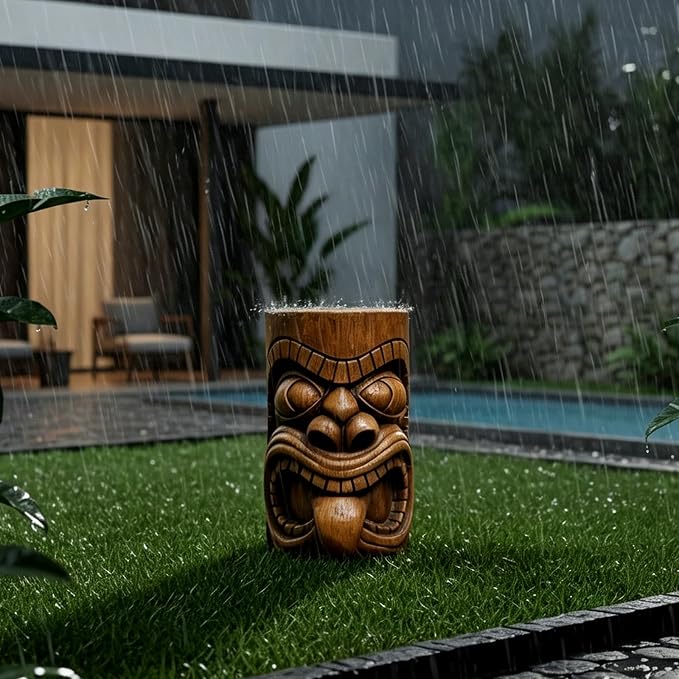 Outdoor Garden Decor-Tiki Totem Statues Waterproof Decorative Yard Patio Decorations