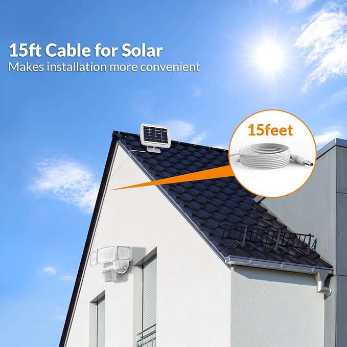 LEPOWER Solar LED Security Lights, PIR Motion Sensor Outdoor, 1600LM, Yard | 5500K Daylight, 72FT180° Motion Sensor Flood Light, 3 Adjustable Head, Easy Install, IP65 Waterproof for Porch, Patio, Garage