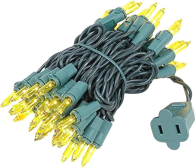 Novelty Lights 11 Feet 50 Bulbs Traditional Incandescent Mini Lights