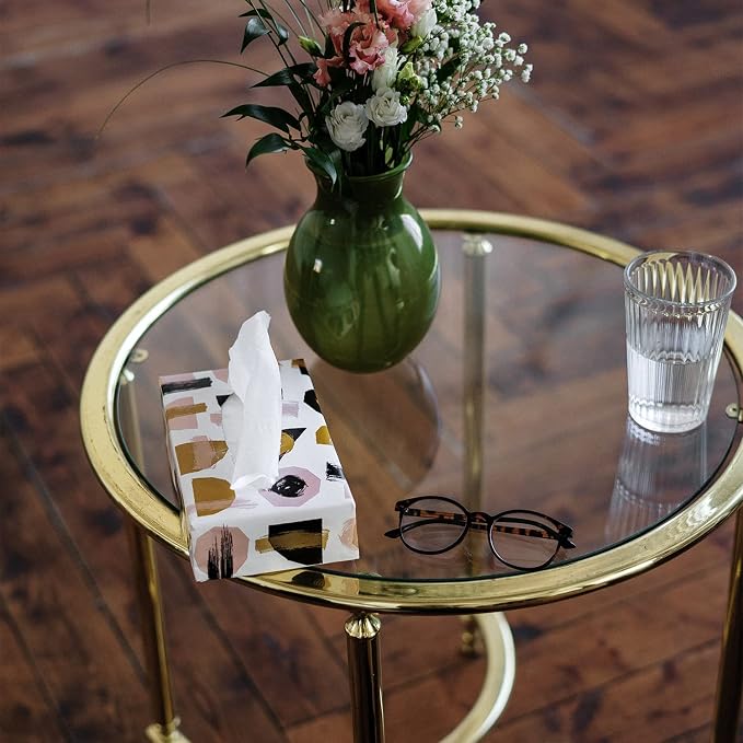 24" Inch Round Glass Table Top 3/8" Thick Pencil Polish Edge Tempered by Fab Glass and Mirror