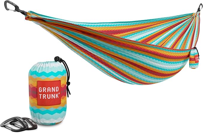 Grand Trunk TrunkTech Double Hammock, 11 ft, 500 lb, Lightweight, Horizon