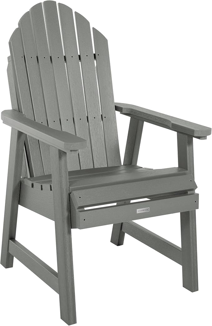 Highwood Hamilton Adirondack 7pc Dining Set, 84" x 42", Dining Height, Coastal Teak