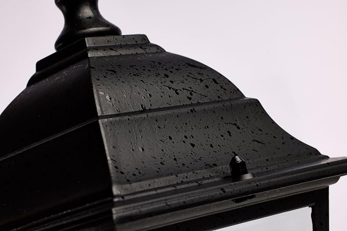 Nuvo Lighting 60/548 Outdoor Post Lantern, 14 x 6 Inches, 60 Watts/120 Volts (Black)