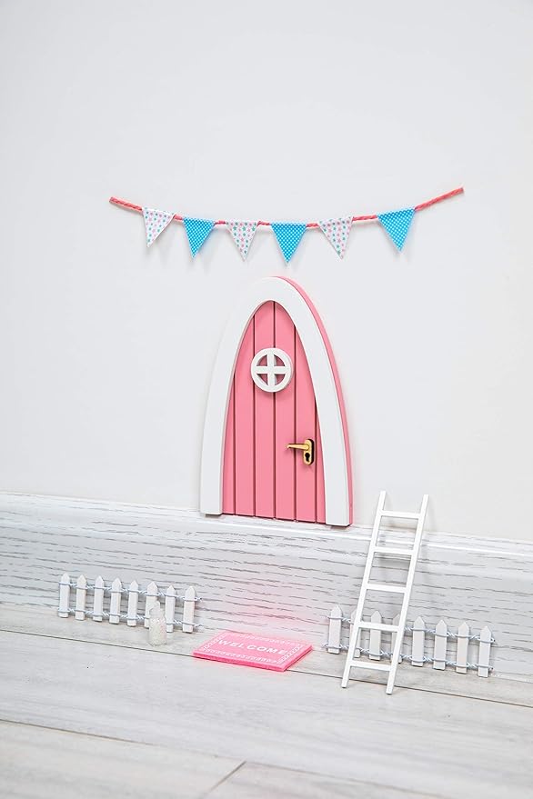 Tooth Fairy Door Kit Great Gift Miniature with Fairy Door Accessories Desk Fairy Door