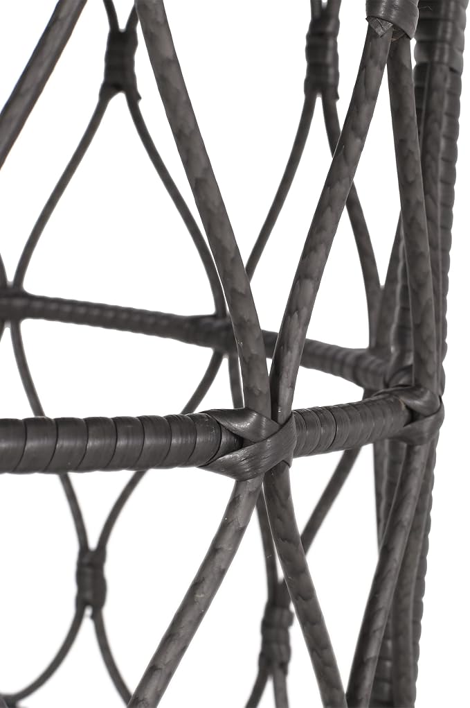 Bruce Outdoor Coffee Table - Wicker - Gray