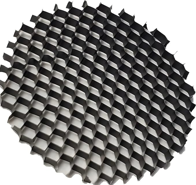 Black Aluminum Honeycomb Lighting Louver for PAR20 | PAR30 | and Some PAR38 Bulbs (10 Pack)