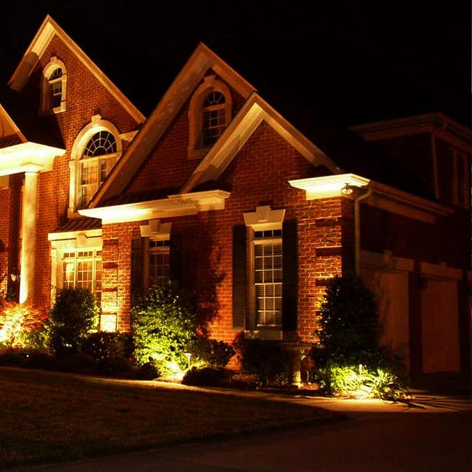 Lighting One Light LED PAR20 120 Volt Die Cast Aluminum Durable Outdoor Landscape Security Lighting Flood, Dark Bronze