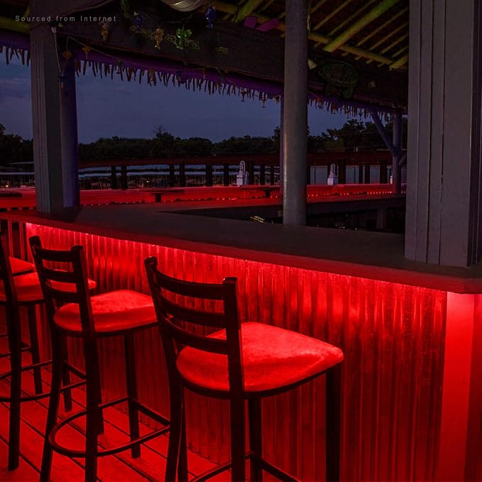 TORCHSTAR 50ft LED Neon Rope Light, Red LED Strip Lights | Outdoor IP67 Waterproof, 120V UL Plug, ETL Connectable, Neon Light Strip for Shop Sign, Patio Decor, Max 2 Sets (100FT)