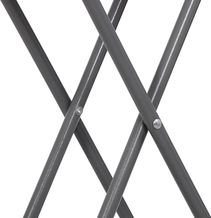 2.5 FT Folding Table, Heavy Duty Portable Height Adjustable Plastic Card Table for Picnic Party Camping Dining Indoor Outdoor, Lightweight, White