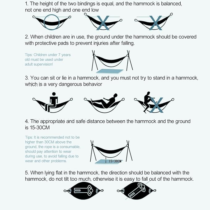 Folding Swing Hammock with Stand, Portable Outdoor Indoor Camping Hammock Chair with 450LBS Capacity, Heavy Duty Steel Frame Backyard Patio Garden Poolside Porch, Includes Carry Bag for Travel, Red