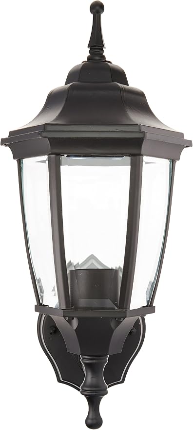 5397971 Dimmable Outdoor Lantern, (1) 60/13 W Medium A19/CFL Lamp, Black